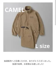 The Ennoy Professional フリースセット Lサイズ キャメル