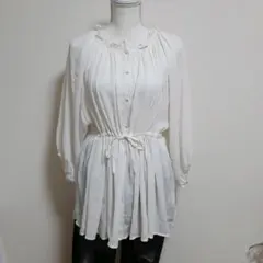 美品  3way チュニック ワンピース ホワイト 白