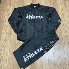 未使用品　アスレタ　ウィンドブレーカー　ピステ　セットアップ　M フットサル　黒