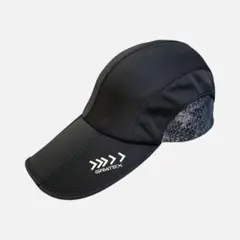 【美品】ワークマン GRATEX 折りたためるスポーツキャップ ブラックサイド柄のサムネイル