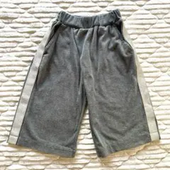 マーキーズ　グレー ガウチョパンツ 130 サイドライン　シルバー