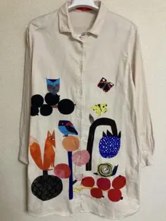 シャツワンピース ひざ丈ワンピース