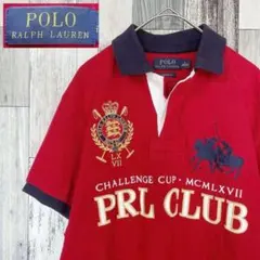 【良品】POLO RALPH LAUREN　半袖ポロシャツ　前後デザイン　M相当