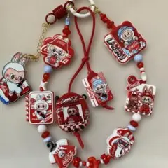 Coca-Colaコカ・コーラ ラブブキャラクター ストラップ 約15㌢