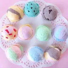 アイスまとめ売り　粘土　フェイクスイーツ　スイーツデコ【18】のサムネイル