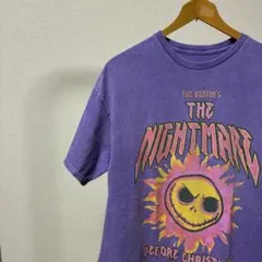 Disney ディズニー ナイトメア・ビフォア・クリスマス Tシャツ パープル