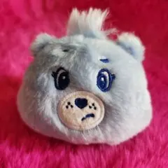 ケアベア マスコット付き ヘアーゴム ゴム ブルー 青