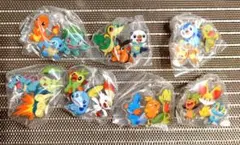 ポケモン 旅立ちの3匹アクリルスイング　 セミコンプリート　7種セット