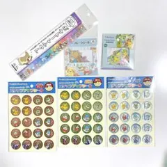 ポケモン スタンプシールセット 3シート +付箋　まとめ