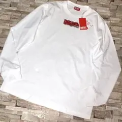 【新品】DIESEL ディーゼル／コントラストロゴ ロングスリーブTシャツ Lのサムネイル