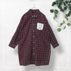 チェックチュニック