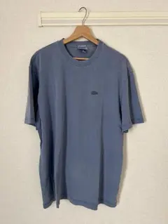【汚れ有り】LACOSTE クラシックフィット Tシャツ L ブルー