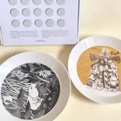 【新品】ARABIA アラビア ムーミンプレート2枚 コレクターズアイテム