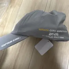 未使用　新潟シティマラソン　キャップ　2026