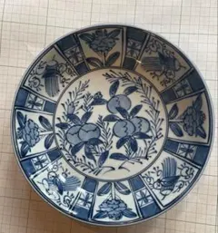 館林源右衛門　染錦桃絵　菓子鉢 館林源右衛門 染錦桃絵 菓子鉢 館林源右衛門 染錦桃絵 菓子鉢