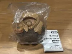 たかはたまさお　木彫り風　熊　柿どうぞ熊　ガチャ