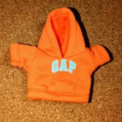 GAP　カプセルコレクション　ガチャガチャ　ぬいぐるみ用　パーカー　オレンジ