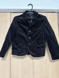 COMME CA ISM コーデュロイブレザー 120A ブラック