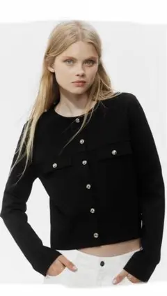 H&M ジャージーカーディガン　Sサイズ