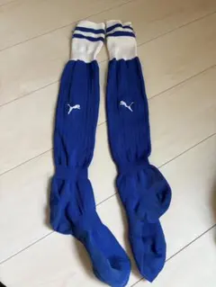 PUMA サッカー ストッキング ブルー ホワイトのサムネイル