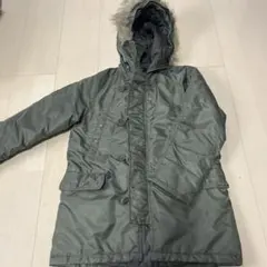 g.u. 中綿コート サイズ130 オリーブグリーン