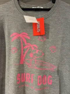 新品　スヌーピー SURF DOG Tシャツ グレー Mのサムネイル