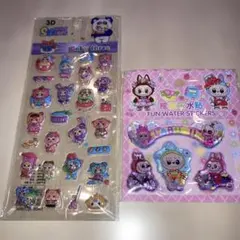 ベビースリー 3Dシールとラブブウォーターシールセット