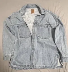 GAP デニムシャツジャケット メンズ M ライトブルー