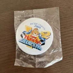福岡ダイエーホークス2000年パシフィックリーグ優勝記念缶バッチのサムネイル