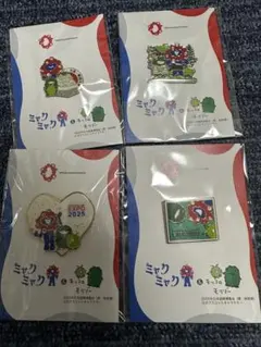 EXPO2025 ミャクミャク&モリゾーキッコロピンバッジ 4個セット - メルカリ