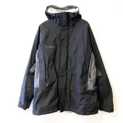 コロンビア タイタニウム ナイロンジャケット M 黒 刺繍ロゴ アウトラスト