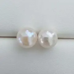 604サービス品あこやパールスタッドピアス8mmサージカルステンレスゴールド