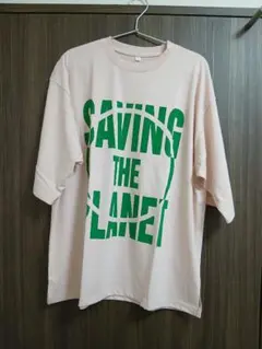KATHARINE HAMNETTコラボTシャツ ピンク XXL相当