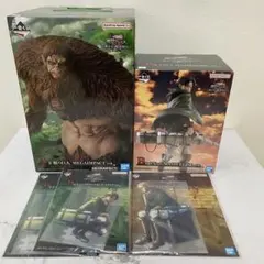 進撃の巨人 一番くじ 獣の巨人は俺が仕留めるA・B・D・E賞 獣の巨人 計33点