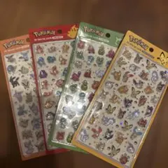 ポケモン 3Dシール 4枚セット