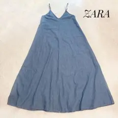 【未使用 タグ付】ZARA　デニム　キャミ　ワンピース　定価7990円　ザラ