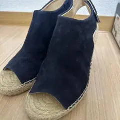 Max Mara ネイビー スエード サンダルのサムネイル