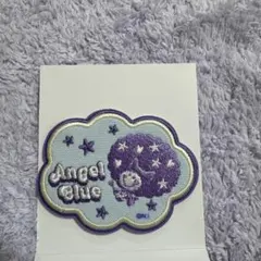 エンジェルブルー刺繍ステッカー