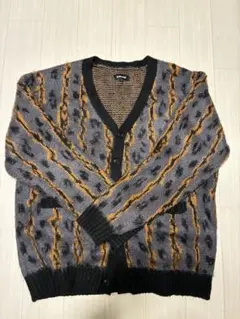 Schott XL カーディガン グレー・オレンジのサムネイル