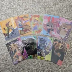 ズートピア ニック　ジュディ クリアカードコレクション　カード　ガム