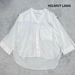ヘルムートラング HELMUT LANG ノーカラーシャツ アーカイブ シルク 