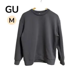 GUダブルフェイスプルオーバー M ダークグレー ユニセックスのサムネイル