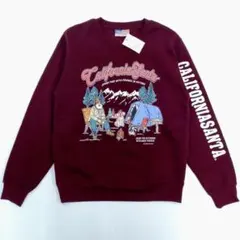 新品　ワイン　キャンプ　カリフォルニアサンタ　スウェットトレーナー　LLサイズ