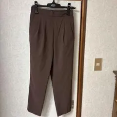 未使用うつくシルエットDRYテーパードパンツ ブラウン　M