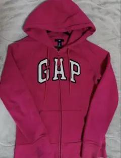GAP ピンク ジップアップパーカー XS