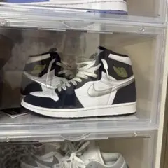 Nike Air Jordan 1 ネイビー/ホワイト/シルバー