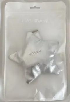 HASHIBAMI ハシバミ バネグチスターポーチ シルバー 星 スターモチーフ