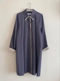 【manoiR】トレンチコート　グレー　ロングコート　古着　usedのサムネイル