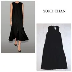 YOKO CHAN ヨーコ チャン フロントティアードフリルコットンミディ