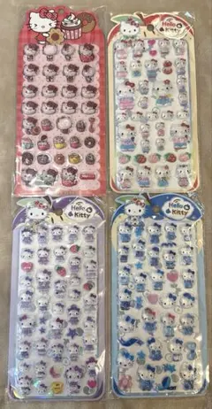 サンリオ　ハローキティ　3Dシール　4枚セット